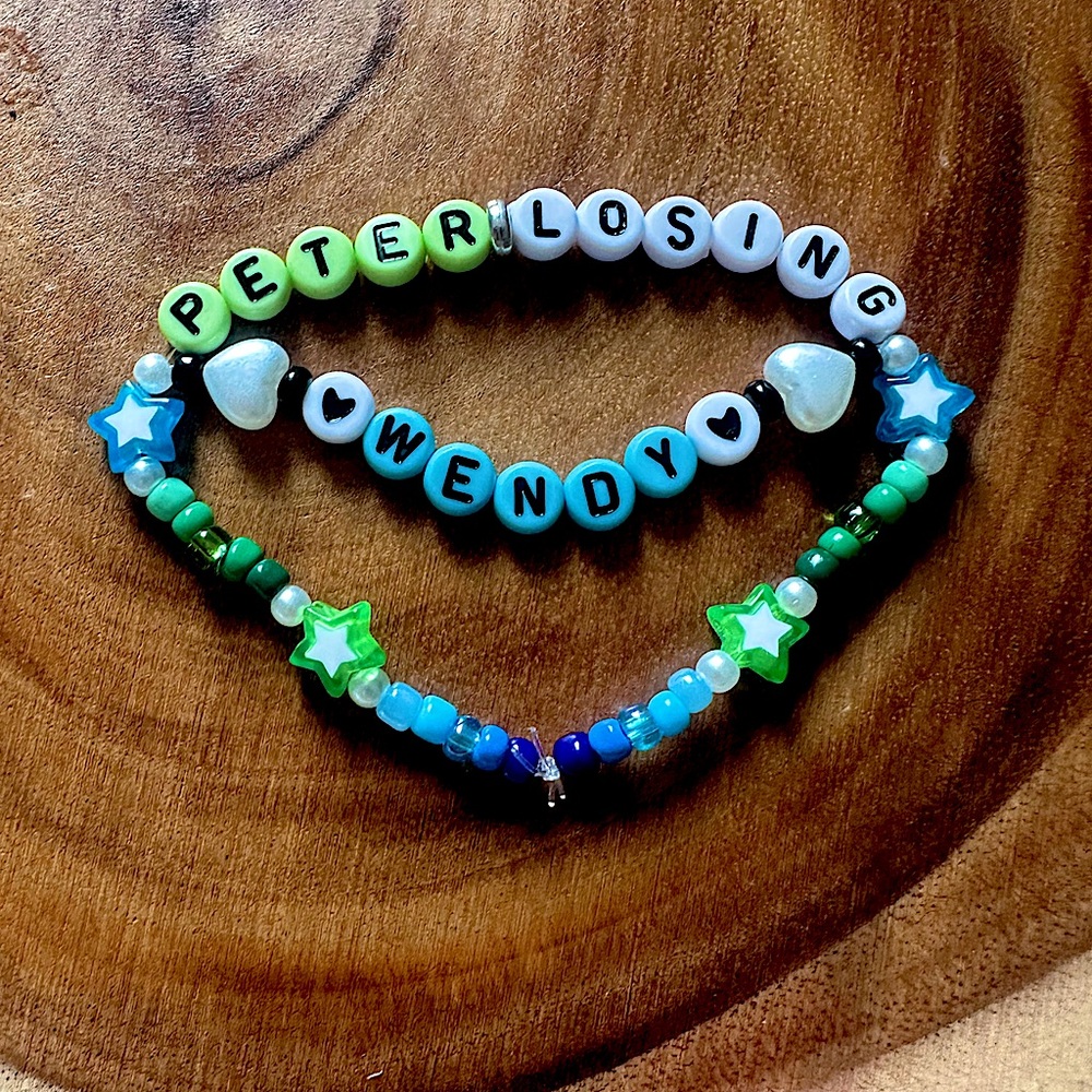 Taylor Swift Handmade Friendship Beaded Bracelet
“Peter Losing Wendy”